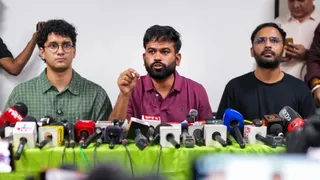 सौरव दास, अभिजीत दीपके और आशुतोष रांका। PTI FIle Image