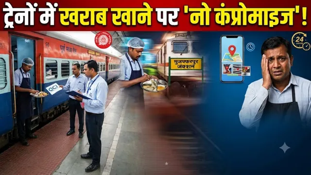रेलवे का सख्त एक्शन: ट्रेनों में खानपान की होगी 'थर्ड पार्टी' चेकिंग, 24 घंटे में गिरेगी गाज