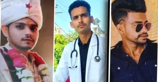 शेखर, अमन और श्यामू की फाइल फोटो। स्वजन