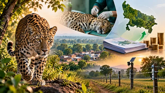 यूपी में मानव-वन्यजीव संघर्ष पर लगेगा ब्रेक; हर साल 15% तेंदुओं की होगी नसबंदी, केंद्र को भेजा गया 610 करोड़ का प्लान