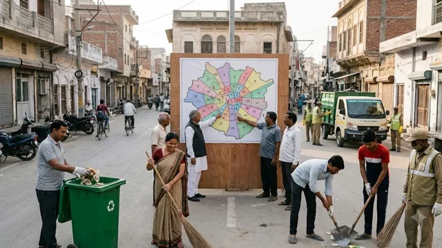 रेवाड़ी में सफाई का नया सिस्टम: 27 सर्कल में बंटा शहर, सड़क पर गंदगी दिखे तो बस भेजें एक फोटो
