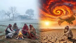 भारत में सर्दियों में तापमान बढ़ने की आशंका।