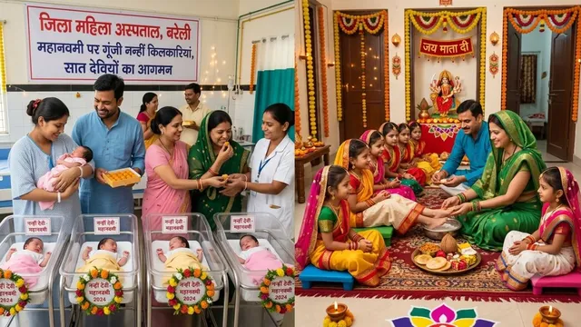 उत्सव का सुंदर संयोग: महानवमी पर घर आईं सात लक्ष्मी, परिवारों ने लड्डू बांटकर मनाई खुशियां
