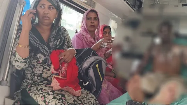 कुरुक्षेत्र में खेत में खंभे लगाने के विरोध में किसान ने खुद को लगाई आग, 50 प्रत​शित तक झुलसा
