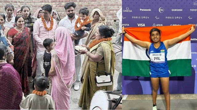 पैरा एशियन गेम्स में पदक जीतने वाली प्रीति पाल के घर आईं डबल खुशियां, ढोल-नगाड़ों पर झूम उठा परिवार