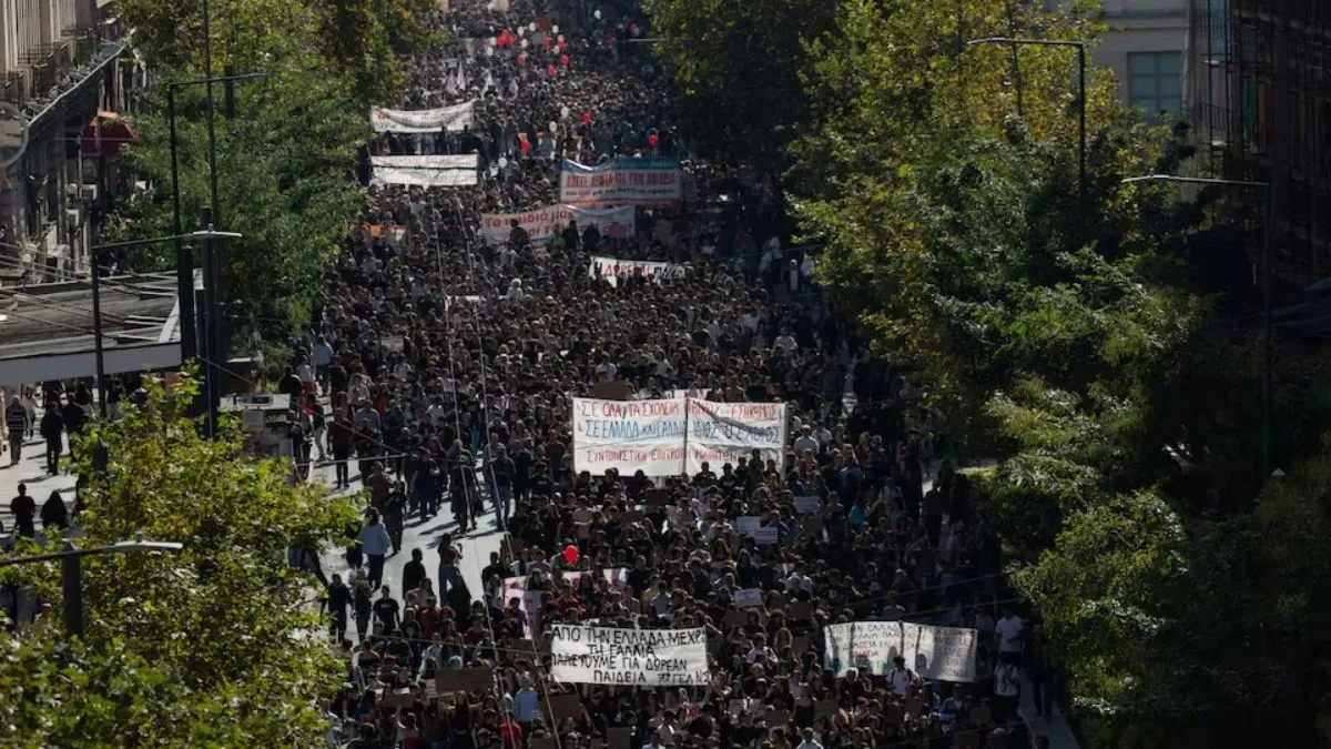Greece protest