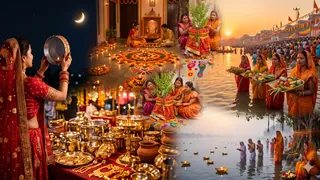 कार्तिक मास में पर्वों की बहार, दीपावली से छठ तक आस्था का उल्लास (AI Generated Image)