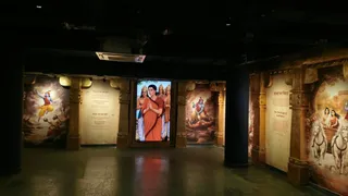 गुजरात के द्वारिका में निर्माणाधीन श्रीकृष्ण संग्रहालय के दृश्य (फोटो- गुजरात सूचना विभाग)