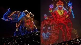 मैसुरु में ड्रोन शो ने बनाया रिकॉर्ड
