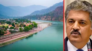 आनंद महिंद्रा ने पोस्ट की तस्वीरें।