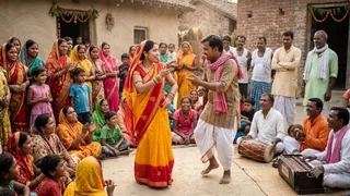 बिहार की संस्कृति को दिखाता है बक्खो-बक्खिन नृत्य (AI Generated Image)