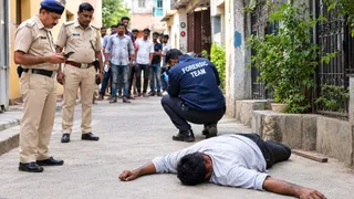 बजघेड़ा थाना क्षेत्र की निहाल काॅलोनी में गुरुवार सुबह 44 वर्षीय श्रमिक की पीट-पीटकर हत्या का मामला सनसनी बन गया है। एआई इमेज