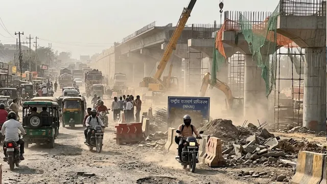एनएचएआई की मनमानी, हापुड़ के निजामपुर बाईपास पर जिंदगियों पर भारी पड़ रहा निर्माण