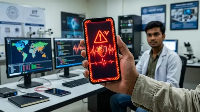 मोबाइल फोन की स्क्रीन पर दिखेगा खतरे का अलर्ट, IIT कानपुर ने बनाई स्मार्टफोन आधारित तकनीक