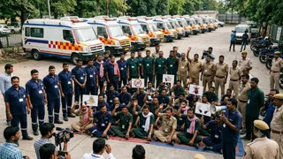 झारखंड में 26 अक्टूबर से 108 एंबुलेंस सेवा ठप करने का ऐलान (एआई जेनरेटेड तस्वीर)