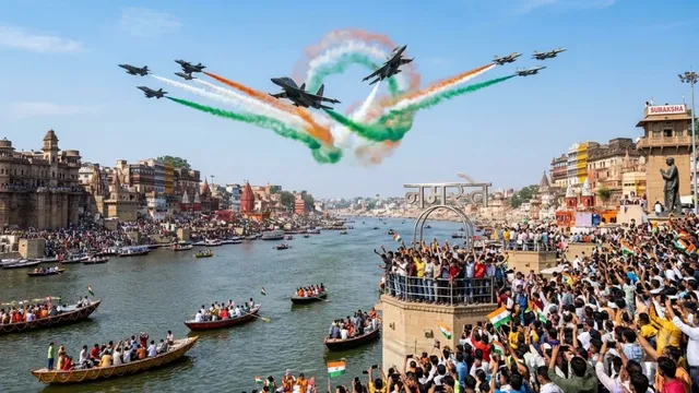 वाराणसी एयर शो के पहले दिन आसमान में गरजेंगे तेजस-सुखोई, राफेल और जगुआर; दिखेगी वायुसेना की ताकत

