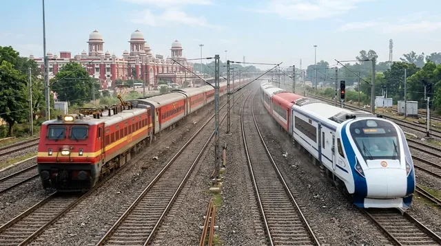अब एक ही पटरी पर एक साथ दौड़ेंगी 2 एक्सप्रेस ट्रेनें, लखनऊ रेल मंडल ने तैयार किया मास्टर प्लान