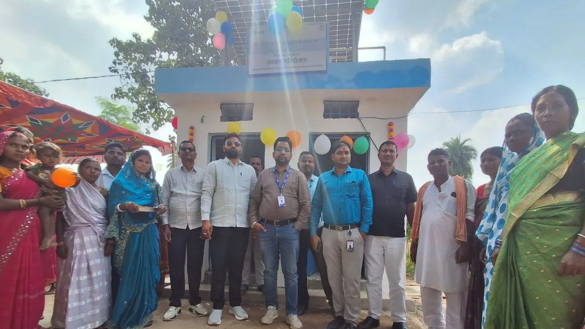 Jamui Village Gets Solar Water Supply Ends 1km Forest Trek (2)