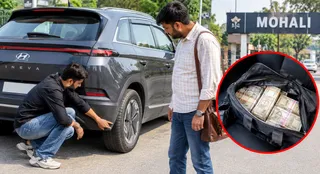 पटियाला रोड पर एयरफोर्स स्टेशन कट के नजदीक वारदात। (एआई जनरेटेड फोटो)