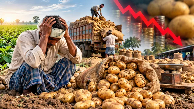 ₹400 का कट्टा, ₹200 का किराया: आलू की मंदी ने तोड़ी किसानों की कमर, सरकारी बीज लेने से भी खींचे हाथ