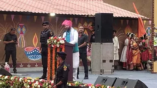 सूरजकुंड दीवाली मेले का उद्घाटन करते मुख्यमंत्री नायब सिंह सैनी