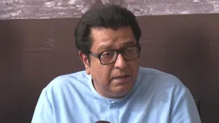 राजठाकरे ने बीजेपी पर लोकतंत्र की हत्या का आरोप लगाया। (फोटो-ANI)