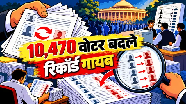फॉर्म-8 के नाम पर बड़ा फर्जीवाड़ा! बिना किसी रिकॉर्ड के बदल दिए 10 हजार से ज्यादा वोटर, जांच में सनसनीखेज खुलासा