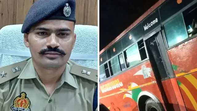 एसपी बिश्नोई के सामने राँग साइड दौड़ी बस, नजर पड़ते ही कप्तान ने लिया एक्शन, सीज के साथ कटा 29000 का चालान
