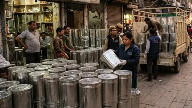 दिल्ली में 322 Kg घी जब्त, त्याहारों से पहले मिठाई की दुकानों पर ताबड़तोड़ छापामारी
