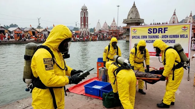हरिद्वार अर्द्धकुंभ मेले में CBRN खतरों से निपटने के लिए एसडीआरएफ की विशेष तैयारी, 145 जवानों को दी गई विशेष ट्रेनिंग