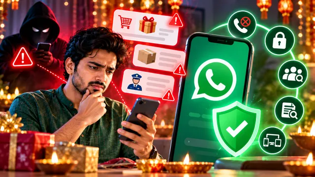 दिवाली ऑफर्स के चक्कर में खाली न हो जाए बैंक अकाउंट! WhatsApp के इन 5 फीचर्स से पहचानें असली और नकली मैसेज