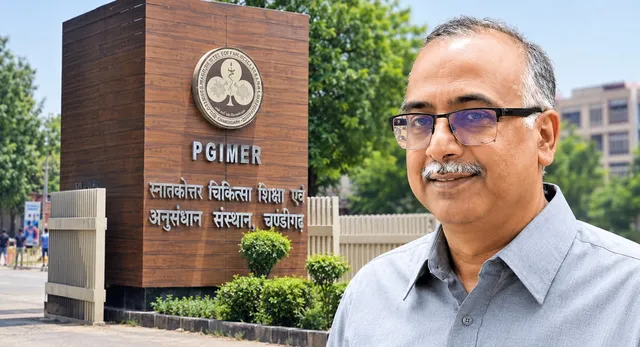 भारत के दूसरे सबसे बड़े चिकित्सा संस्थान चंडीगढ़ PGI के प्रोफेसर का इस्तीाफा, रिसर्च के लिए छुट्टी न मिलने पर फैसला
