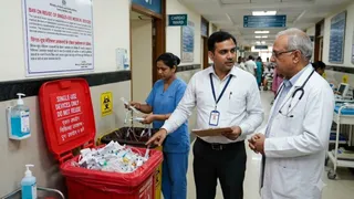 सरकार ने सिंगल-यूज मेडिकल डिवाइस के दोबारा इस्तेमाल पर लगाई रोक। (एआई द्वारा निर्मित फोटो।)
