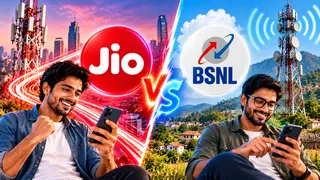 BSNL 439 रुपये प्लान बनाम Jio 448 रुपये प्लान। Photo- ChatGPT.