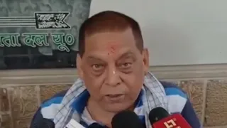 पटना में पत्रकारों से बात करते नीरज कुमार। वीडियो ग्रैब