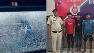 सूरत के पास वंदे भारत एक्सप्रेस पर पथराव करने वाले तीन गिरफ्तार(फोटो: सोशल मीडिया)