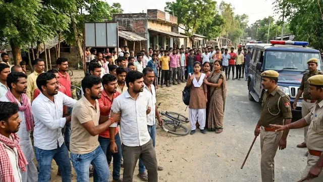 अरवल में ट्यूशन जा रही छात्रा से छेड़छाड़ और किडनैप करने का प्रयास, ग्रामीणों ने शिक्षक को पकड़कर पुलिस को सौंपा