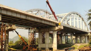 जामडीह आरओबी के एक लेन का निर्माण कार्य लगभग पूरा हो चुका है।