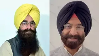 पंजाब कैबिनेट मिनिस्टर गुरमीत खुडि्डयां और दिल्ली सरकार में मंत्री मनजिंदर सिरसा।