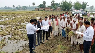 18 हजार हेक्टेयर से अधिक फसल बर्बाद (एआई जेनरेटेड तस्वीर)
