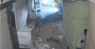 दुकान में चोरी करता पूर्व कर्मचारी। वीडियो ग्रैब