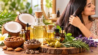 नारियल तेल में मिलाएं ये 7 नेचुरल ऑयल, रूखे और झड़ते बालों से मिलेगा छुटकारा (Image Source: AI-Generated)