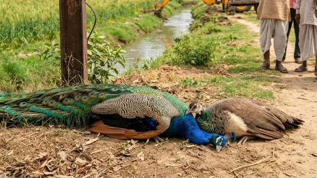 हाथरस में प्रेम की अनोखी मिसाल: मोर की माैत हुई तो वियोग में मोरनी ने भी त्यागे प्राण