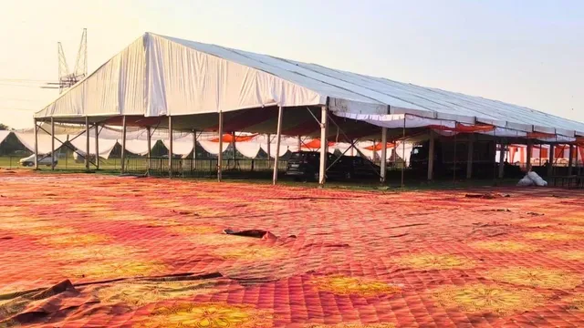 मुरादाबाद में सजा सरकारी मंडप: 335 जोड़े थामेंगे एक-दूजे का हाथ; गैस-चूल्हा के मिलेगा गृहस्थी का सामान