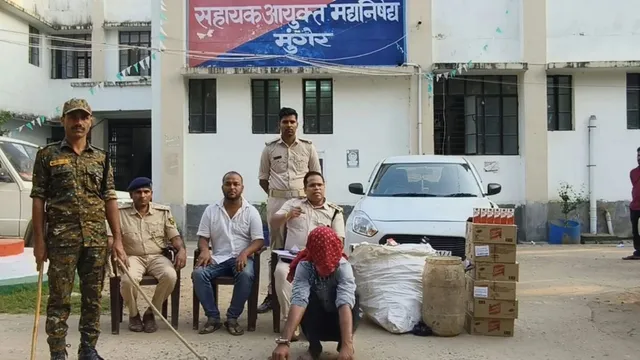 किराना दुकान की आड़ में 2 करोड़ का स्मैक; पटना नारकोटिक्स की रेड में थार जब्त, जमालपुर में हरियाणा का शराब तस्कर अरेस्ट
