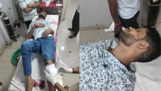 घायल आरोपी सौरभ सिंह। फोटो जागरण