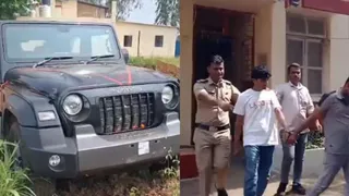 चाचा के घर से सोना चुराकर खरीदी थार। (सोशल मीडिया)