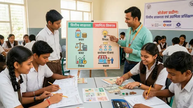 उत्तर प्रदेश के स्कूलों में अब छात्र सीखेंगे पैसों का हिसाब और कारोबार, दो लाख को प्रशिक्षण देने का लक्ष्य