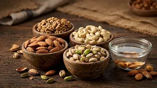 असली-नकली ड्राई फ्रूट्स की पहचान करने के टिप्स (Image Source: AI Generated)
