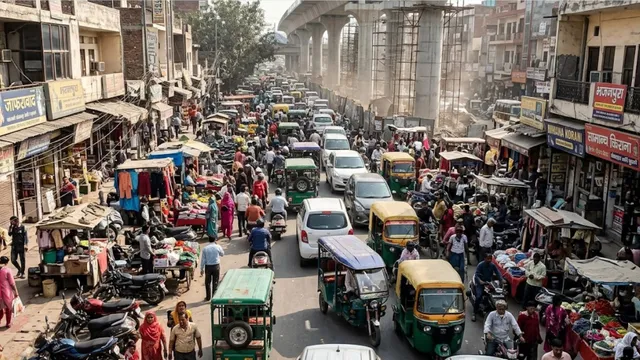 पूर्वी दिल्ली की सड़कों पर अतिक्रमण, खोखले दावों से त्रस्त हुए लोग
